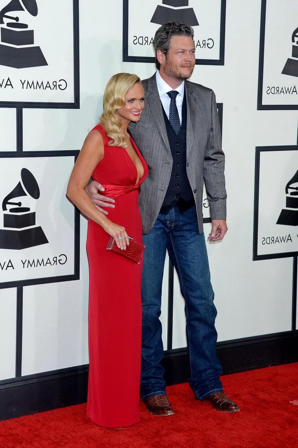 16P Miranda Lambert showing huge cleavage at the 56th Annual GRAMMY Awards