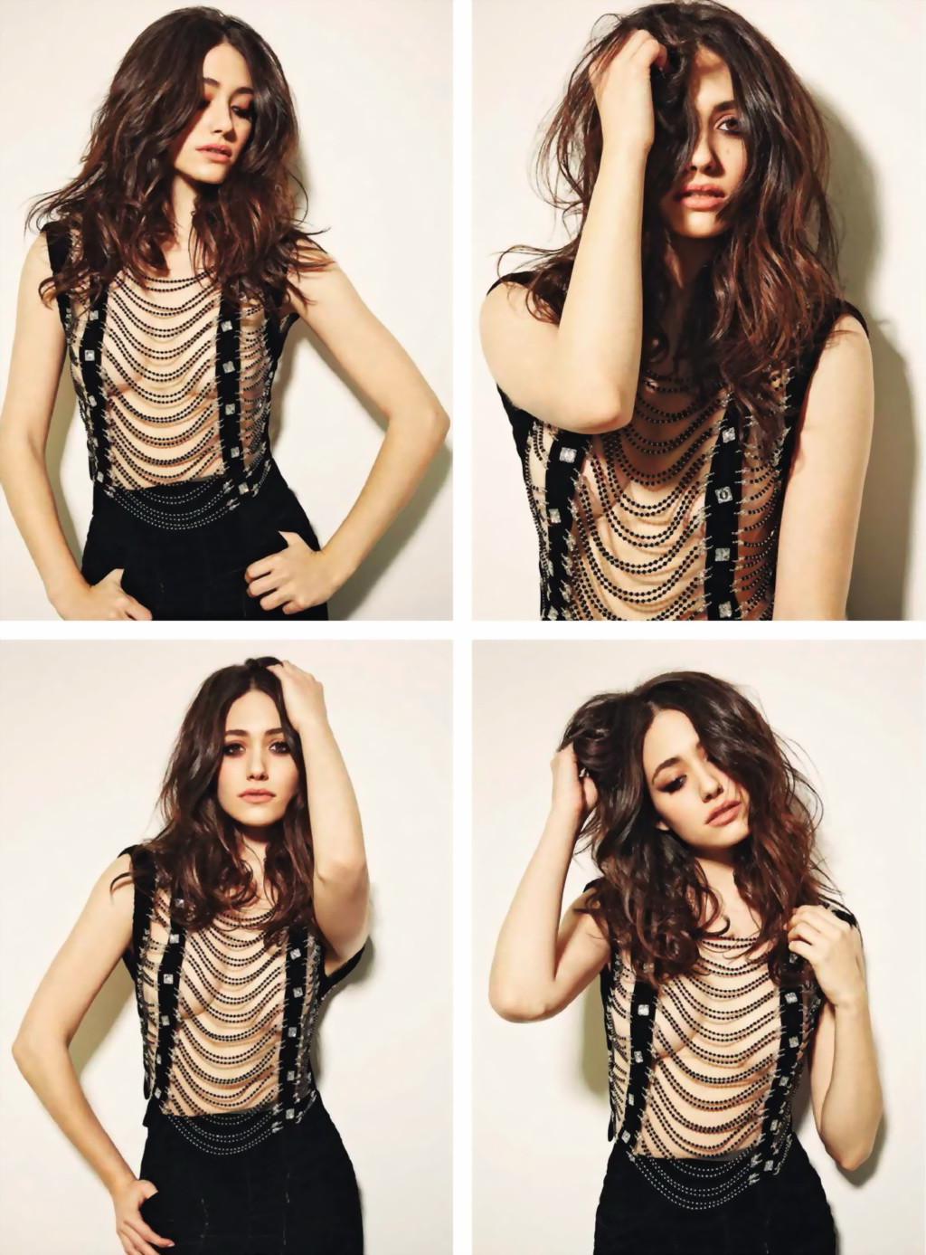16P Emmy Rossum topless for Esquire Magazine Mexico 2013 December issue