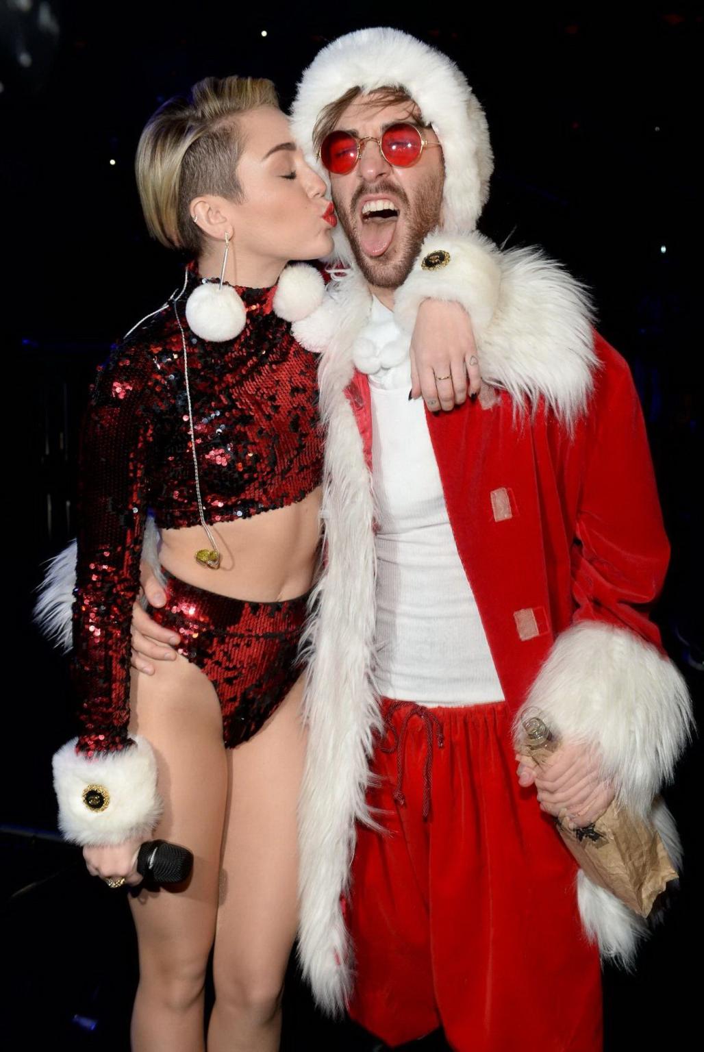 16P Miley Cyrus doing a naughty performance in tiny outfit at Z100's Jingle Ball 201
