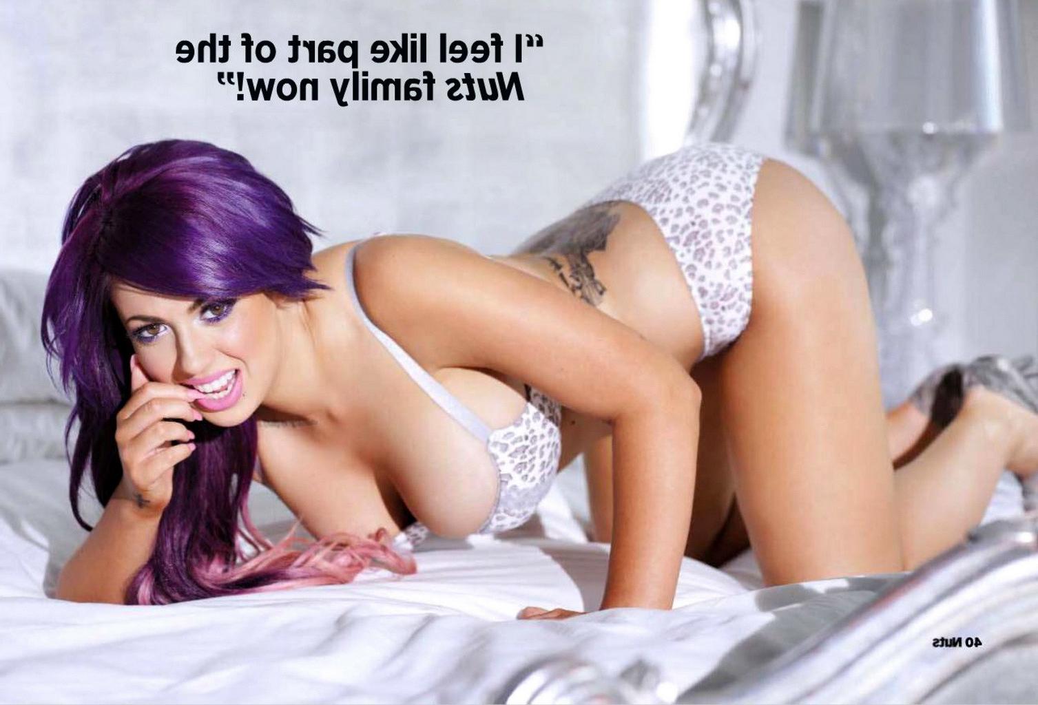 16P Holly Hagan showing off her big boobs in Nuts Magazine photoshoot