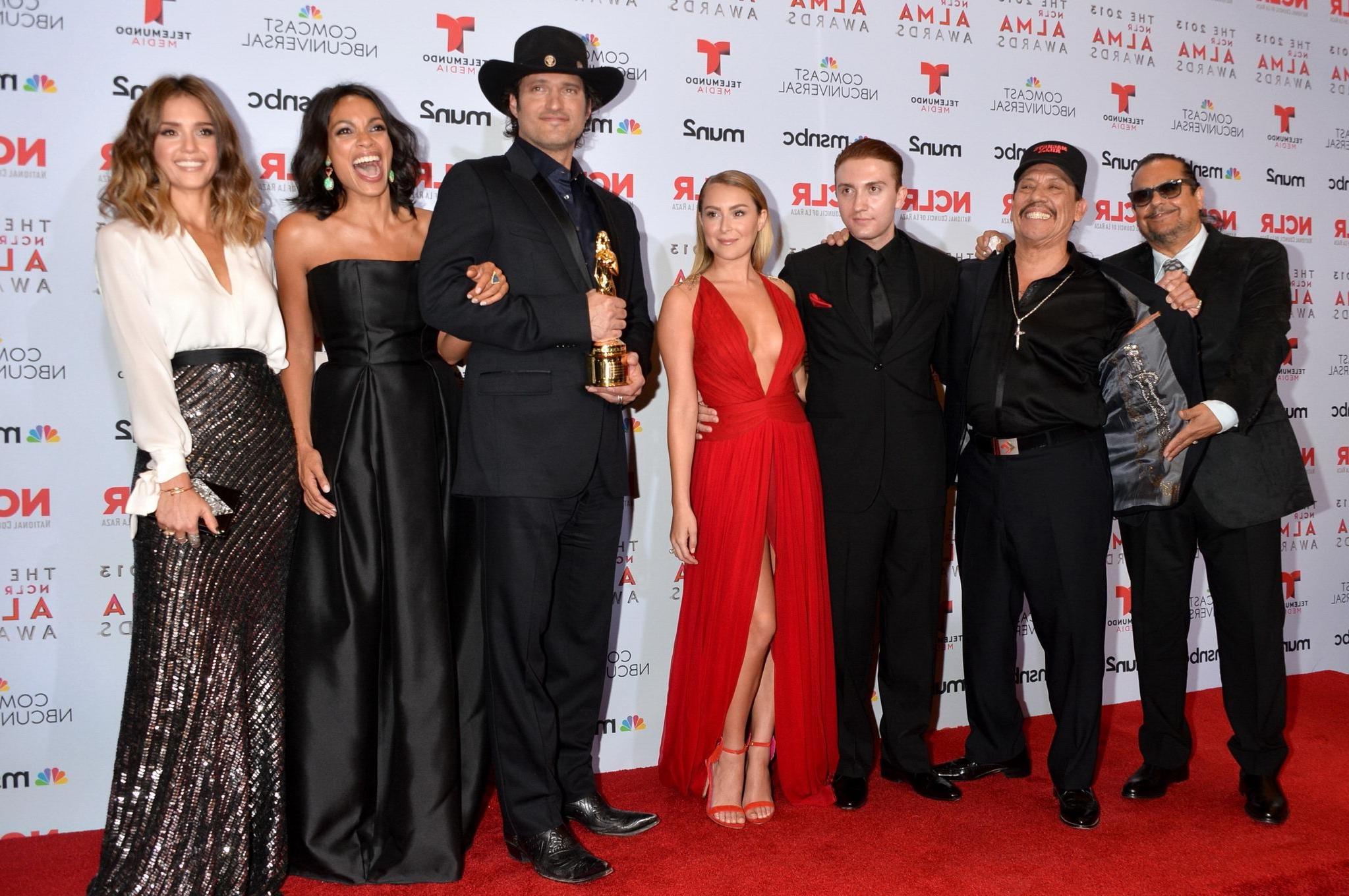 16P Alexa Vega showing huge cleavage at the 2013 NCLR ALMA Awards in Pasadena