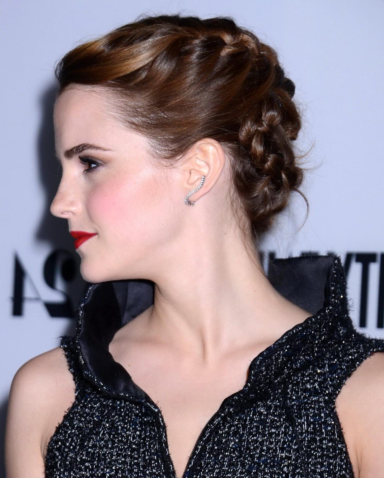 16P Emma Watson leggy wearing a mini dress at 'The Bling Ring' premiere in LA