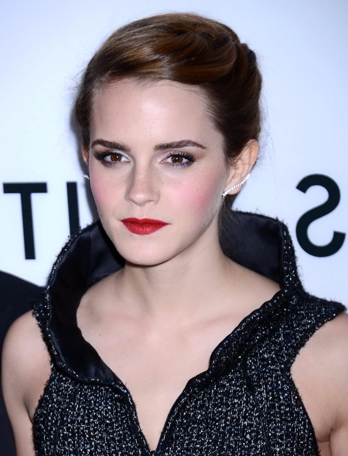 16P Emma Watson leggy wearing a mini dress at 'The Bling Ring' premiere in LA