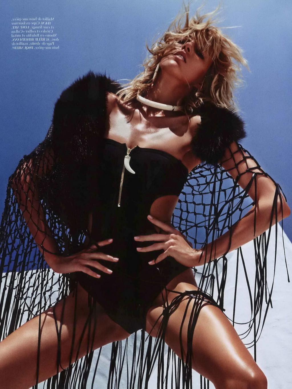 16P Anja Rubik topless in Vogue Magazine June/July 2013 issue