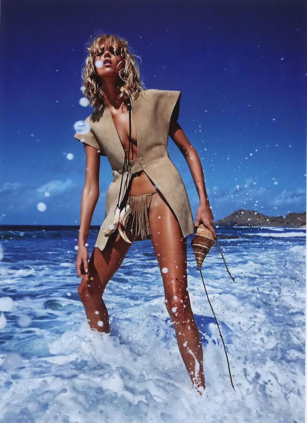 16P Anja Rubik topless in Vogue Magazine June/July 2013 issue