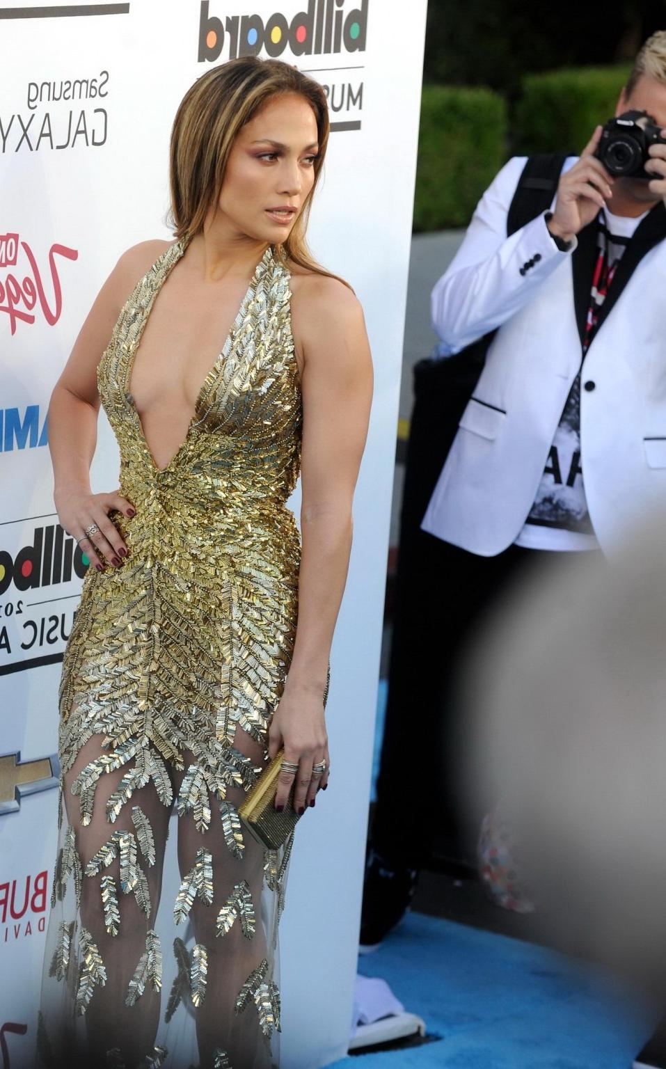 16P Jennifer Lopez showing huge cleavage at the 2013 Billboard Music Awards in Las V
