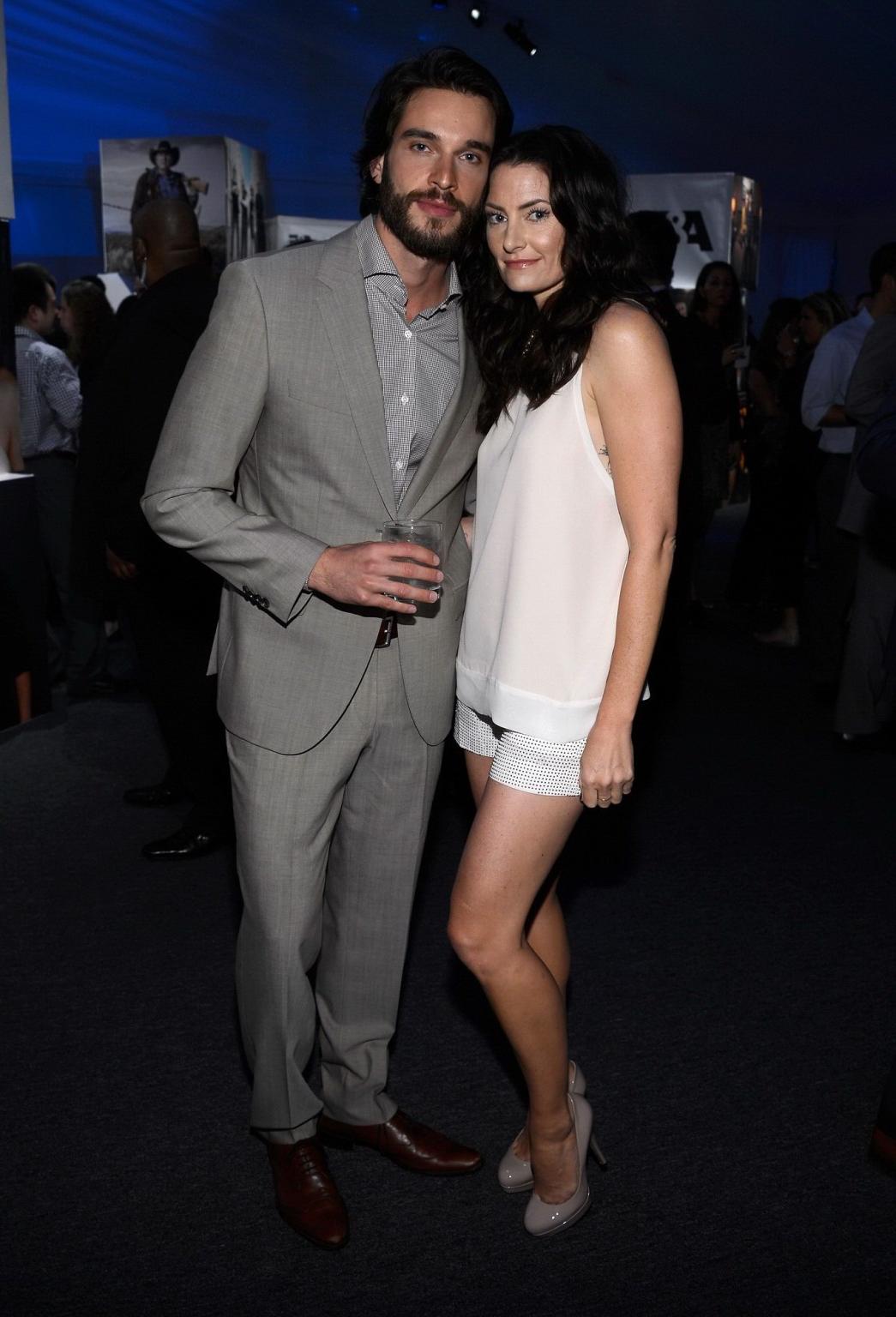 16P Madchen Amick leggy wearing shorts at the  A E Networks Upfront in NYC