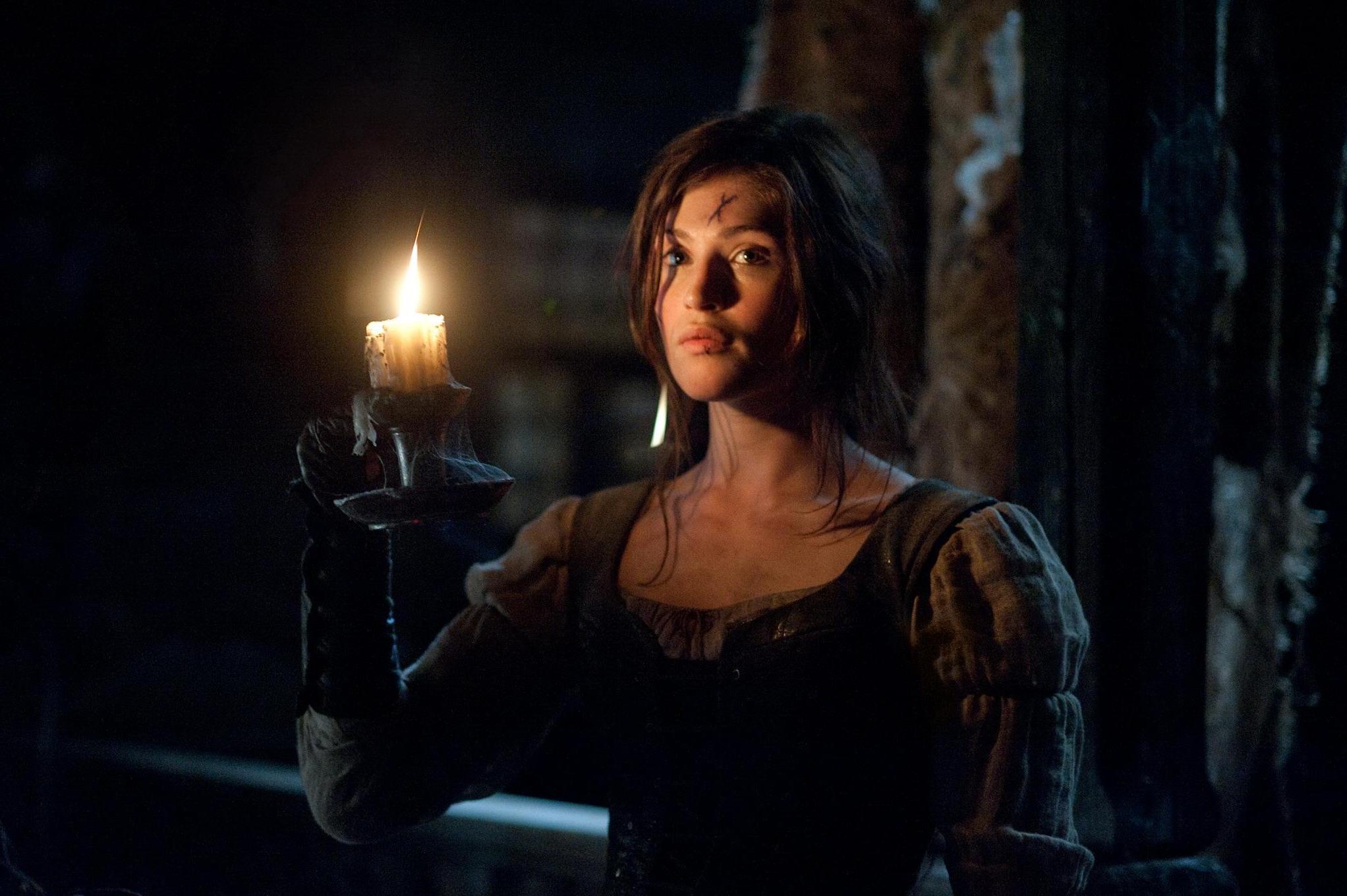 16P Gemma Arterton as hot medieval warrior in 'Hansel and Gretel' promo stills
