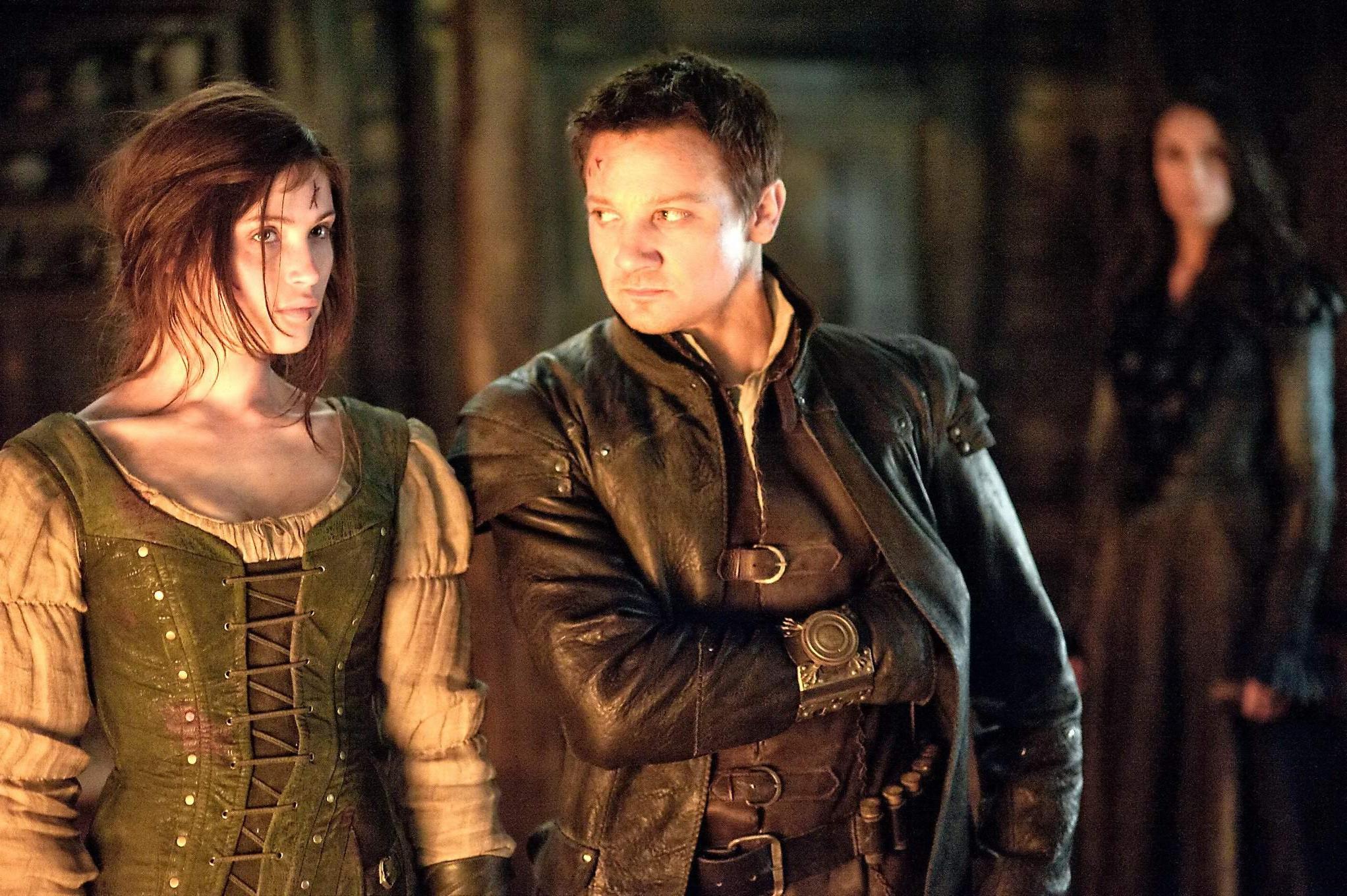16P Gemma Arterton as hot medieval warrior in 'Hansel and Gretel' promo stills