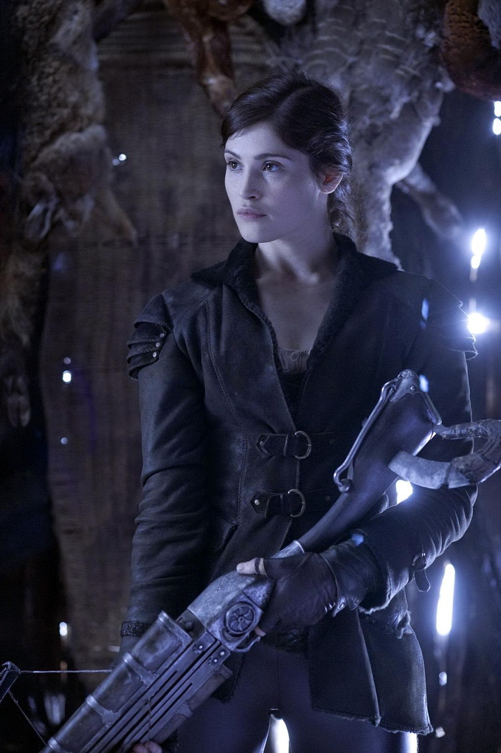 16P Gemma Arterton as hot medieval warrior in 'Hansel and Gretel' promo stills