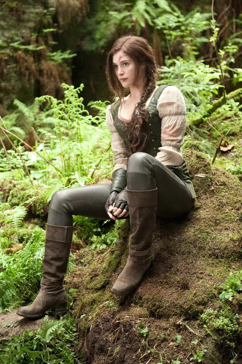 16P Gemma Arterton as hot medieval warrior in 'Hansel and Gretel' promo stills