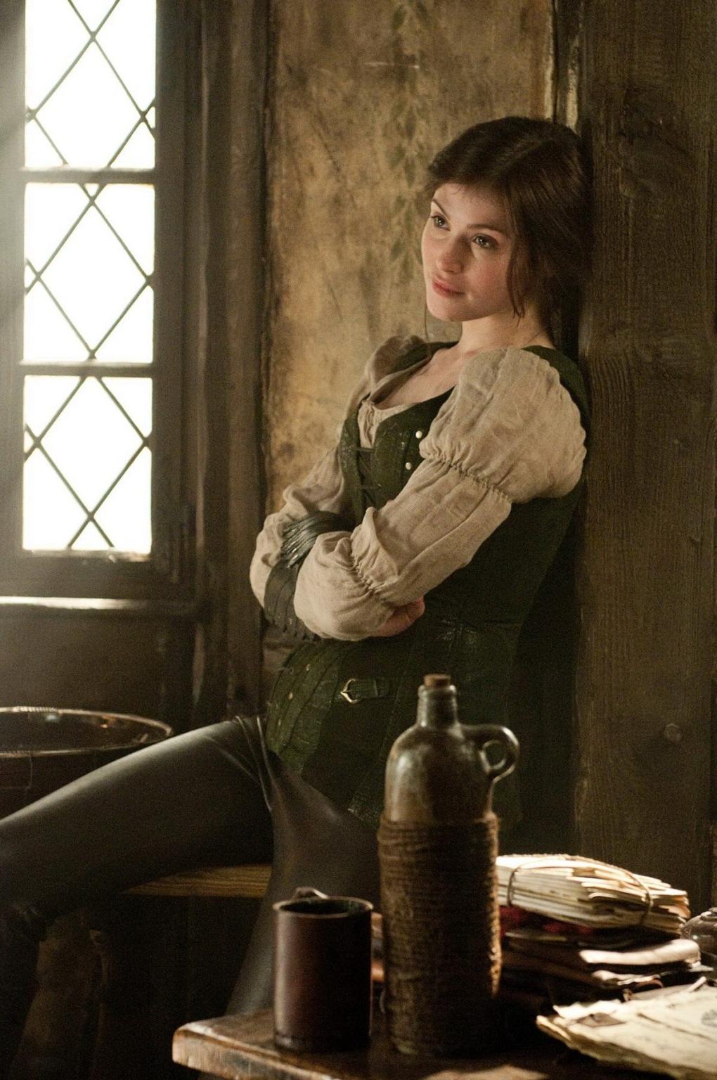 16P Gemma Arterton as hot medieval warrior in 'Hansel and Gretel' promo stills