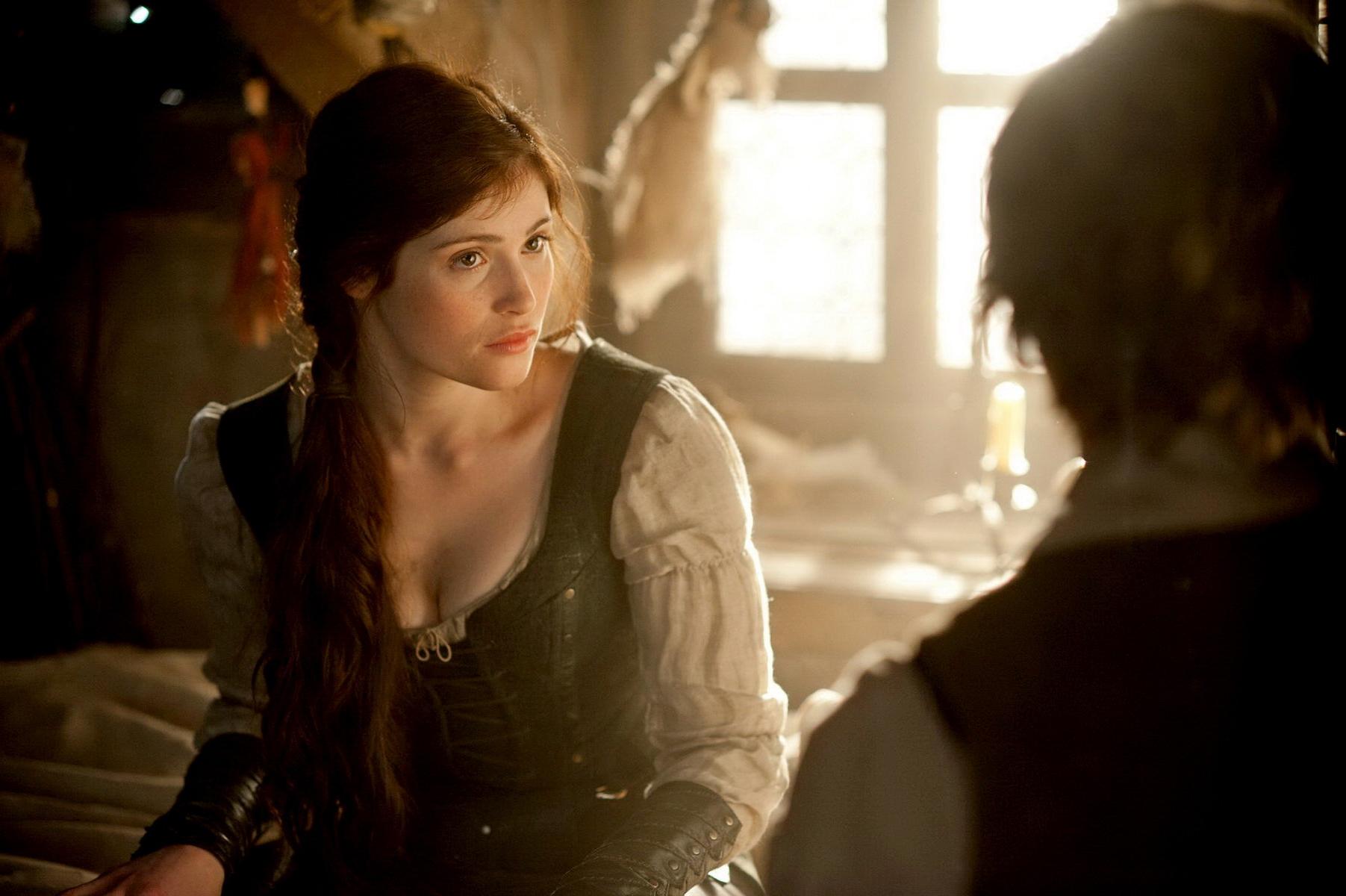 16P Gemma Arterton as hot medieval warrior in 'Hansel and Gretel' promo stills
