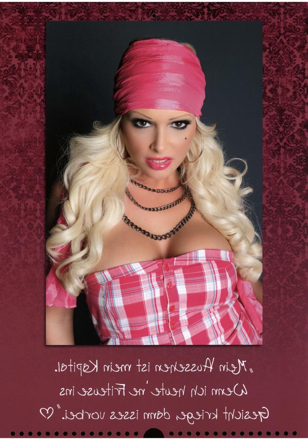 10P Daniela Katzenberger busty in various sexy outfits posing for her official 2013 