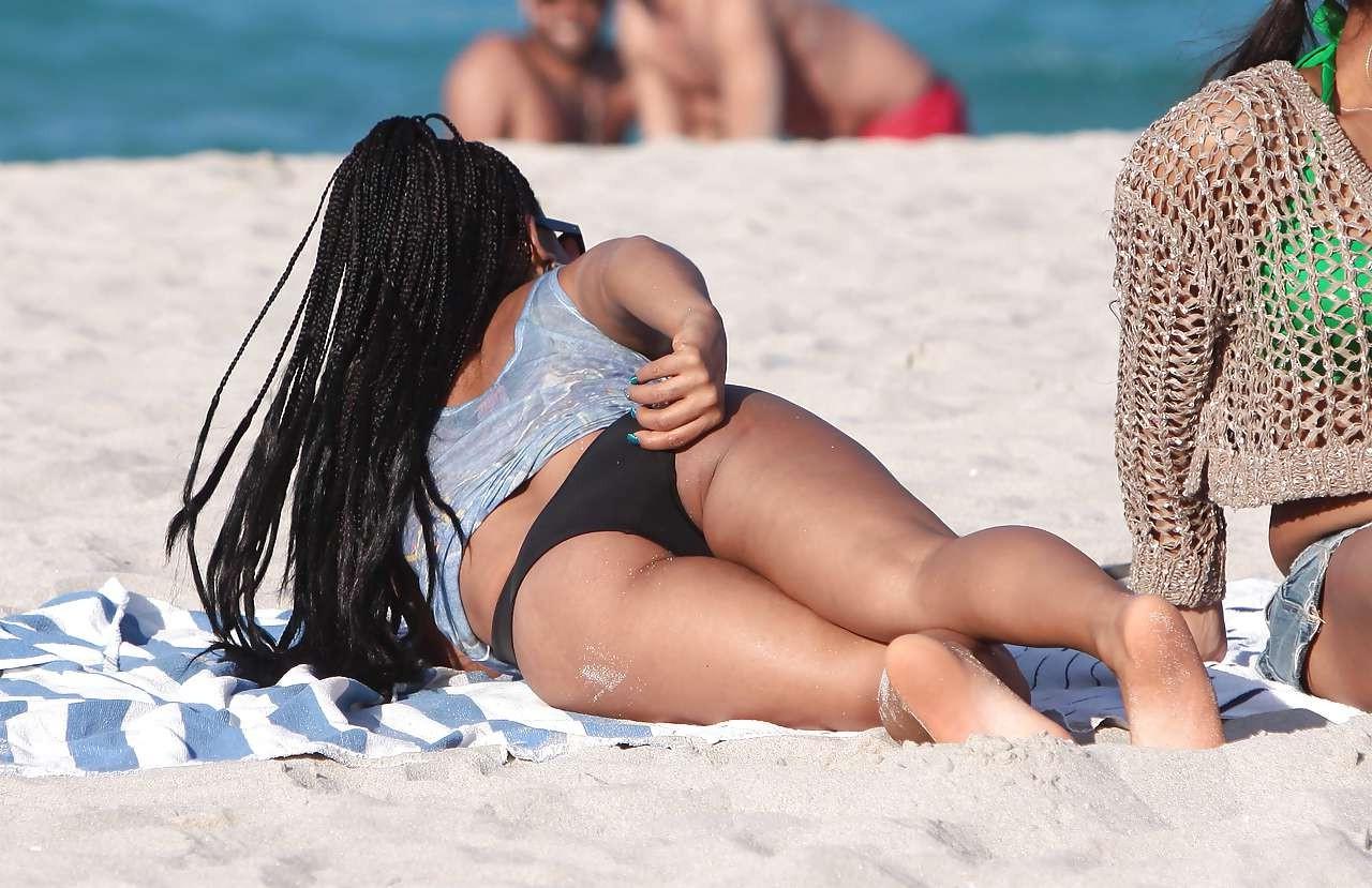 10P Christina Milian sexy bikini and nipple slip paparazzi photos