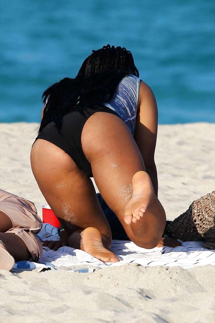10P Christina Milian sexy bikini and nipple slip paparazzi photos