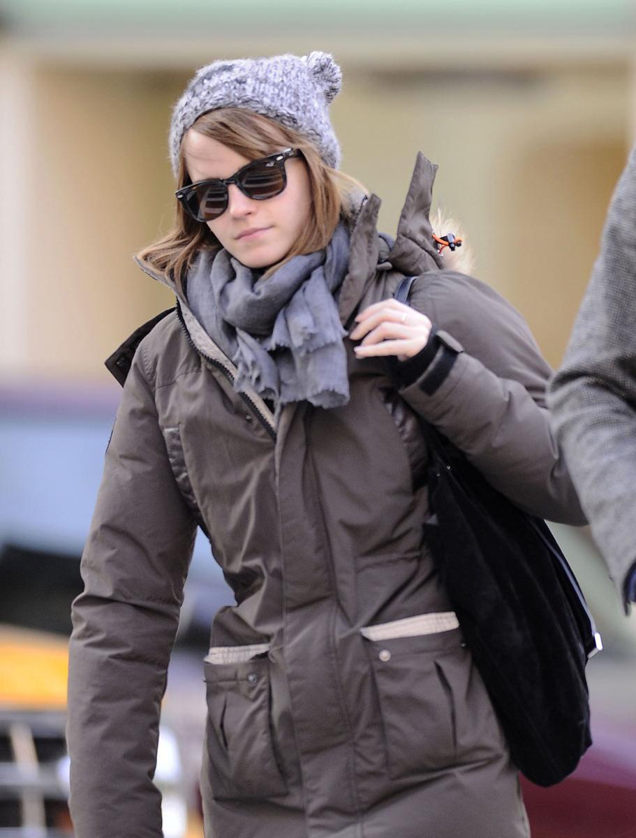 15P Emma Watson out in central park in new york