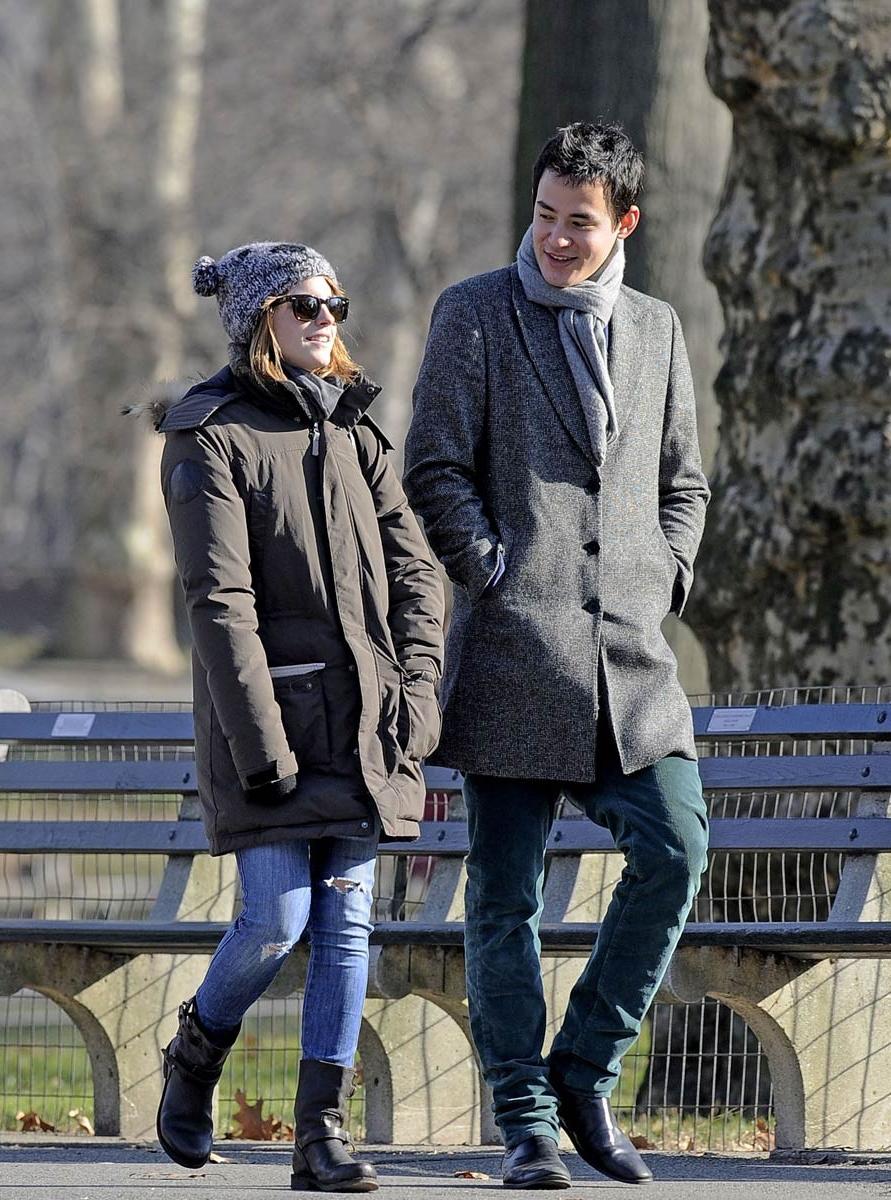 15P Emma Watson out in central park in new york