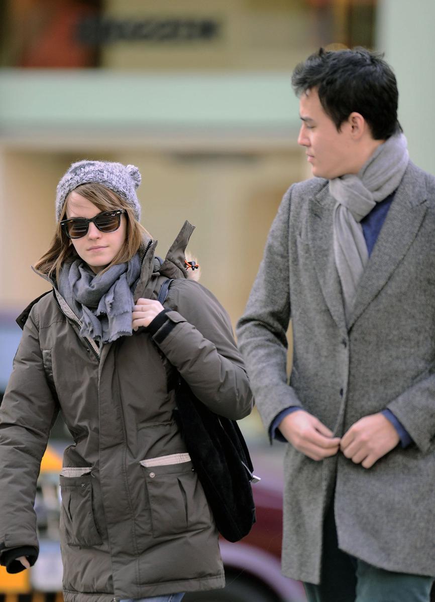15P Emma Watson out in central park in new york