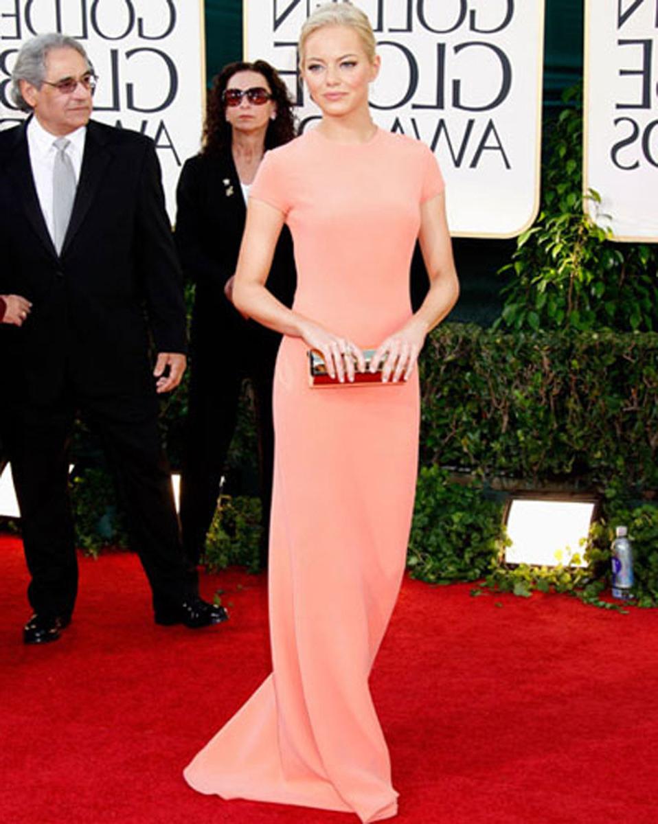 15P Emma Stone looks sexy and hot in dress
