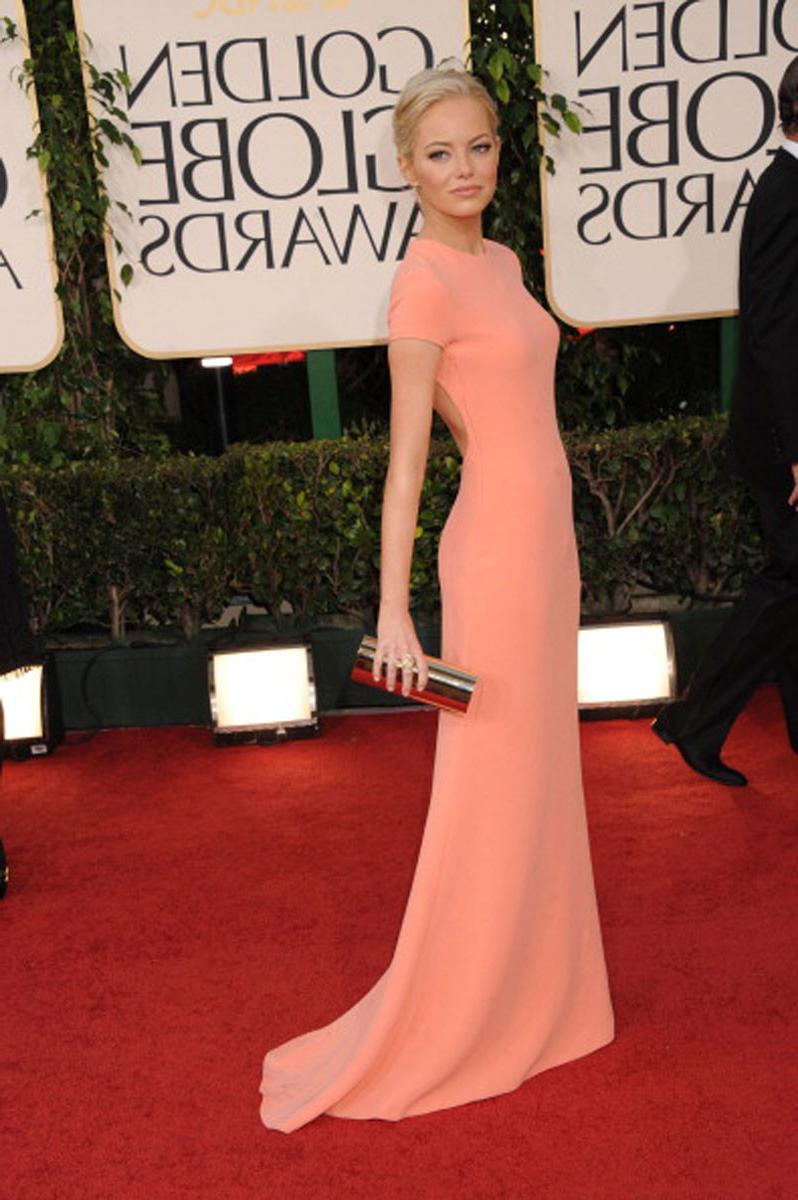 15P Emma Stone looks sexy and hot in dress