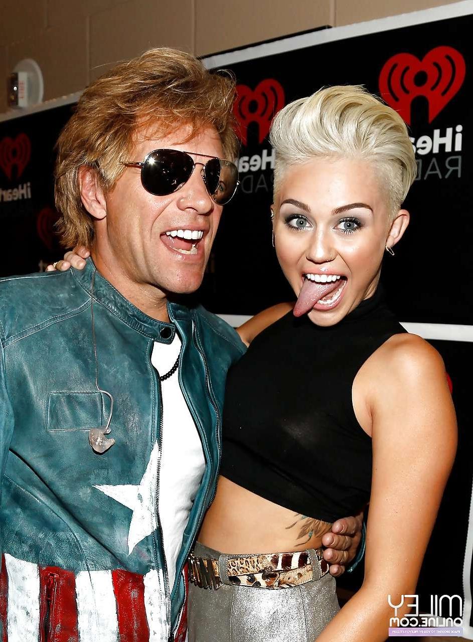 10P Miley Cyrus exposing sexy body and hard nipples in see thru