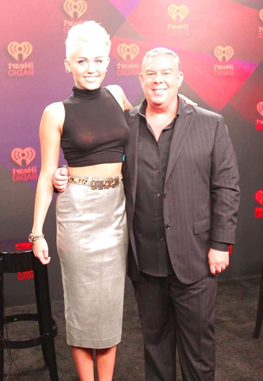 10P Miley Cyrus exposing sexy body and hard nipples in see thru