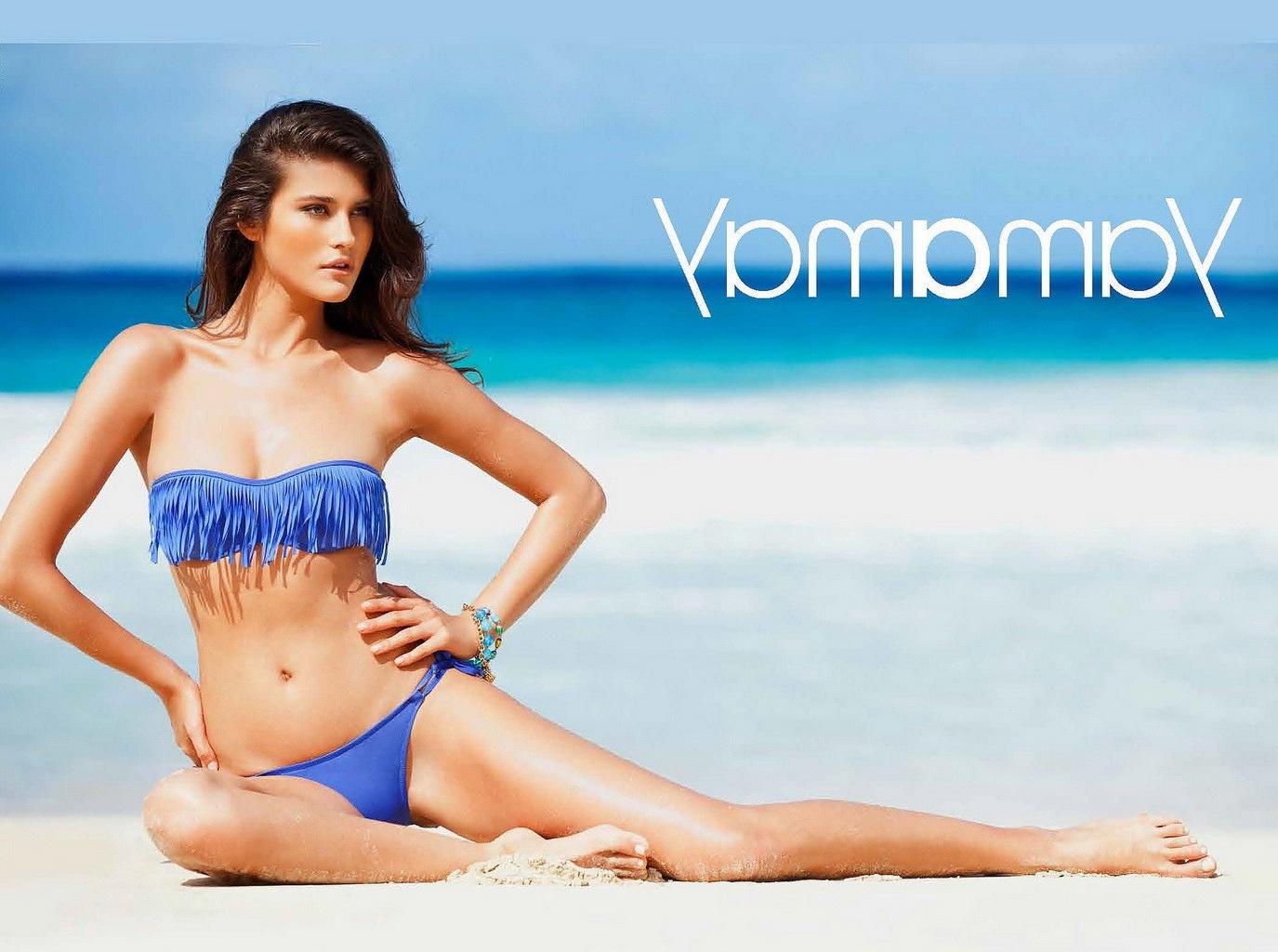 10P Katarina Ivanovska showing off her hot body lines wearing various bikinis in Yam