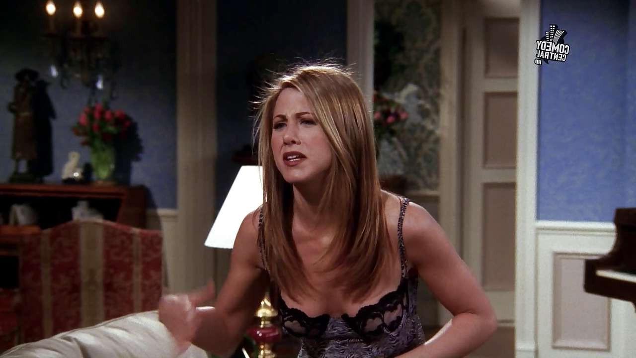 16P Jennifer Aniston exposing her great legs and sexy in night gown
