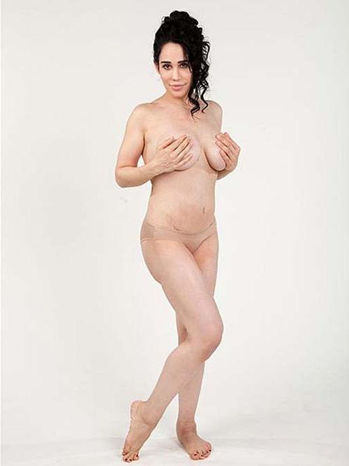 16P Nadya Suleman posing totally nude and showing huge boobs