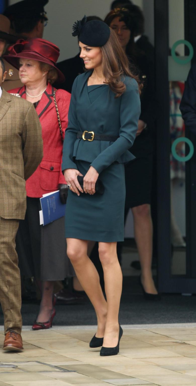 16P Kate Middleton showing royal upskirt at Queen Elizabeth II's Diamond Jubilee Tou
