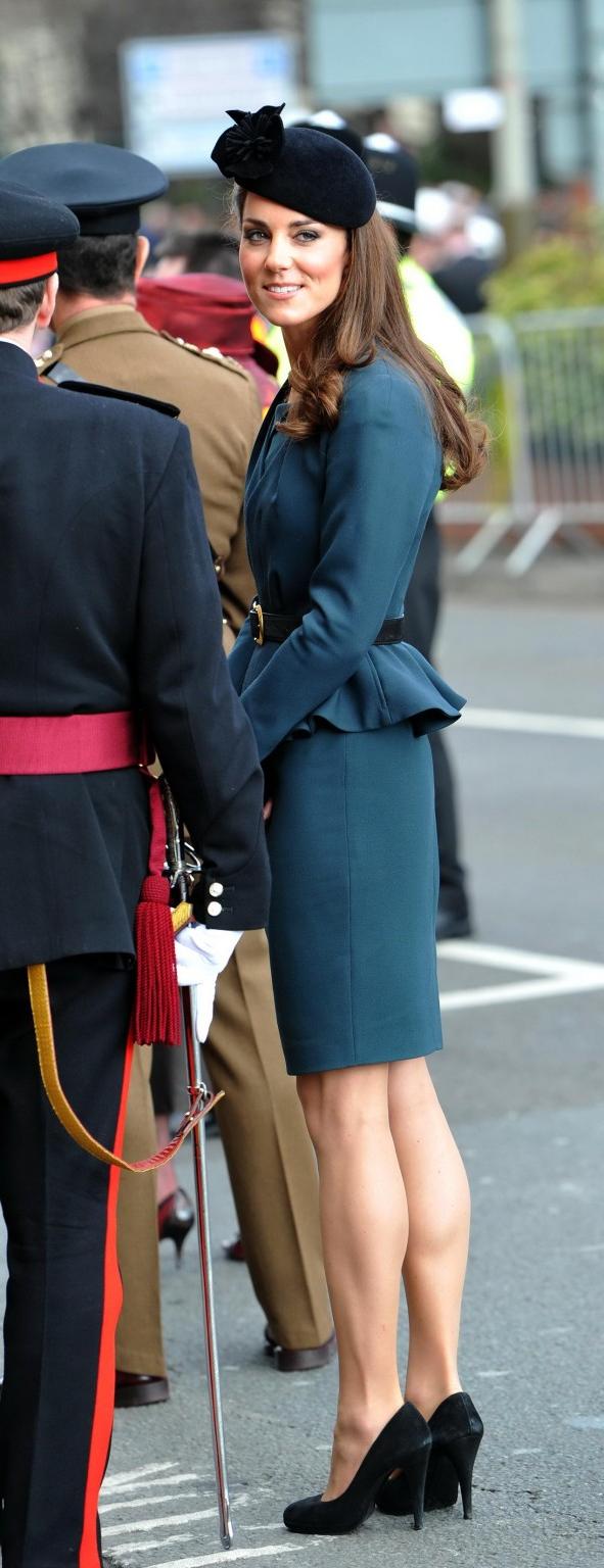 16P Kate Middleton showing royal upskirt at Queen Elizabeth II's Diamond Jubilee Tou