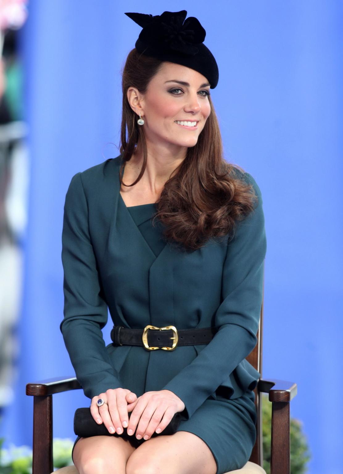 16P Kate Middleton showing royal upskirt at Queen Elizabeth II's Diamond Jubilee Tou
