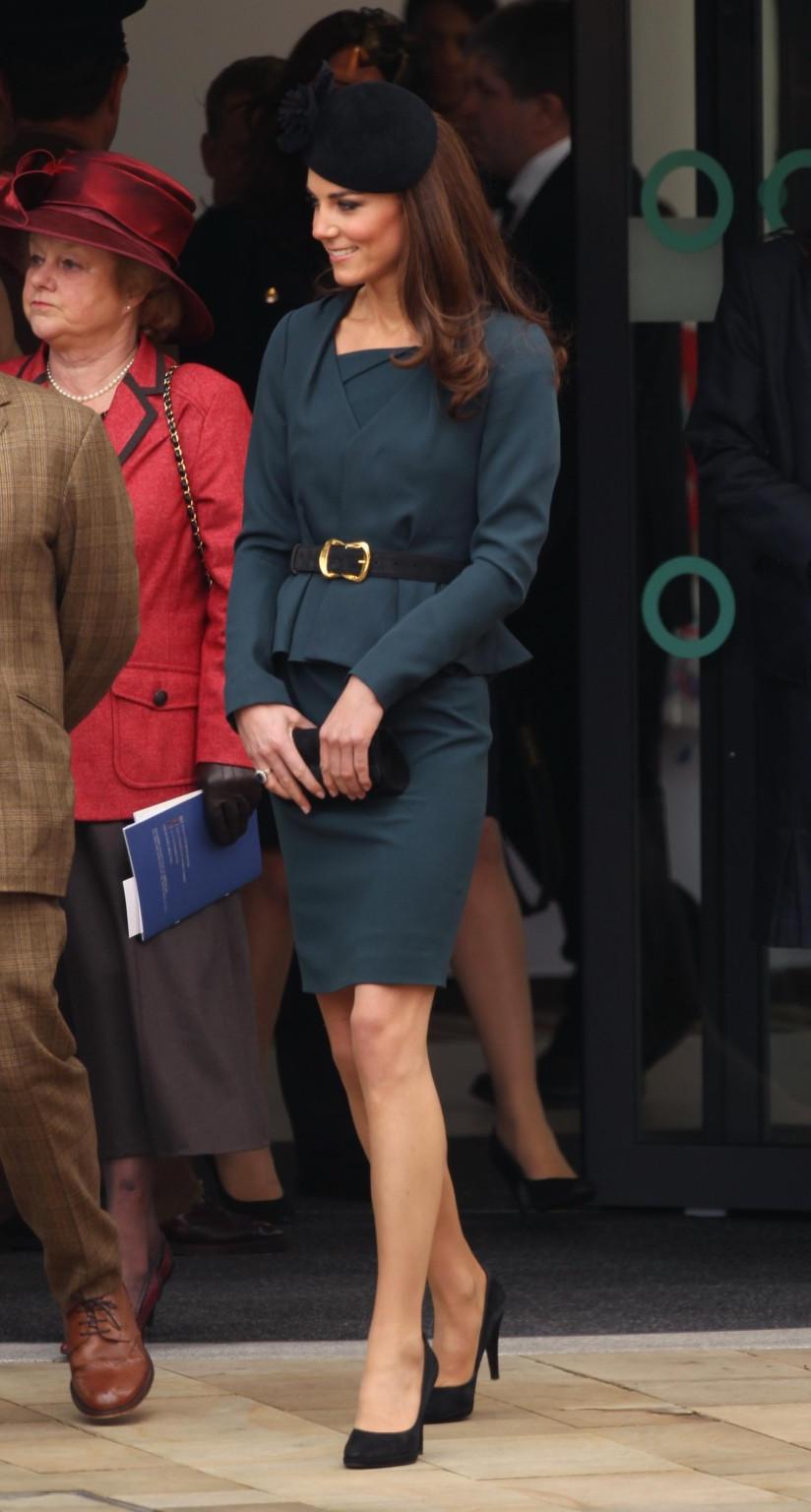 16P Kate Middleton showing royal upskirt at Queen Elizabeth II's Diamond Jubilee Tou