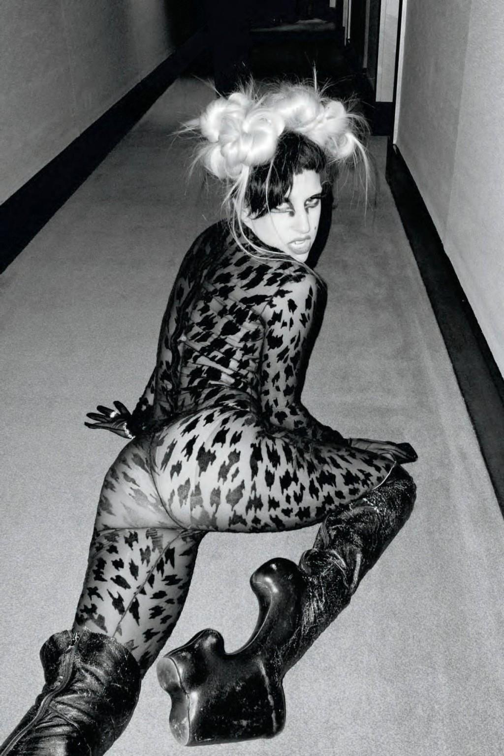 16P Lady Gaga showing her boobs in kinky Terry Richardson photoshoot