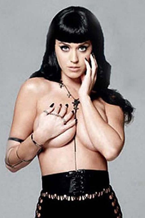 16P Katy Perry flashing her huge boobs in see thru blouse