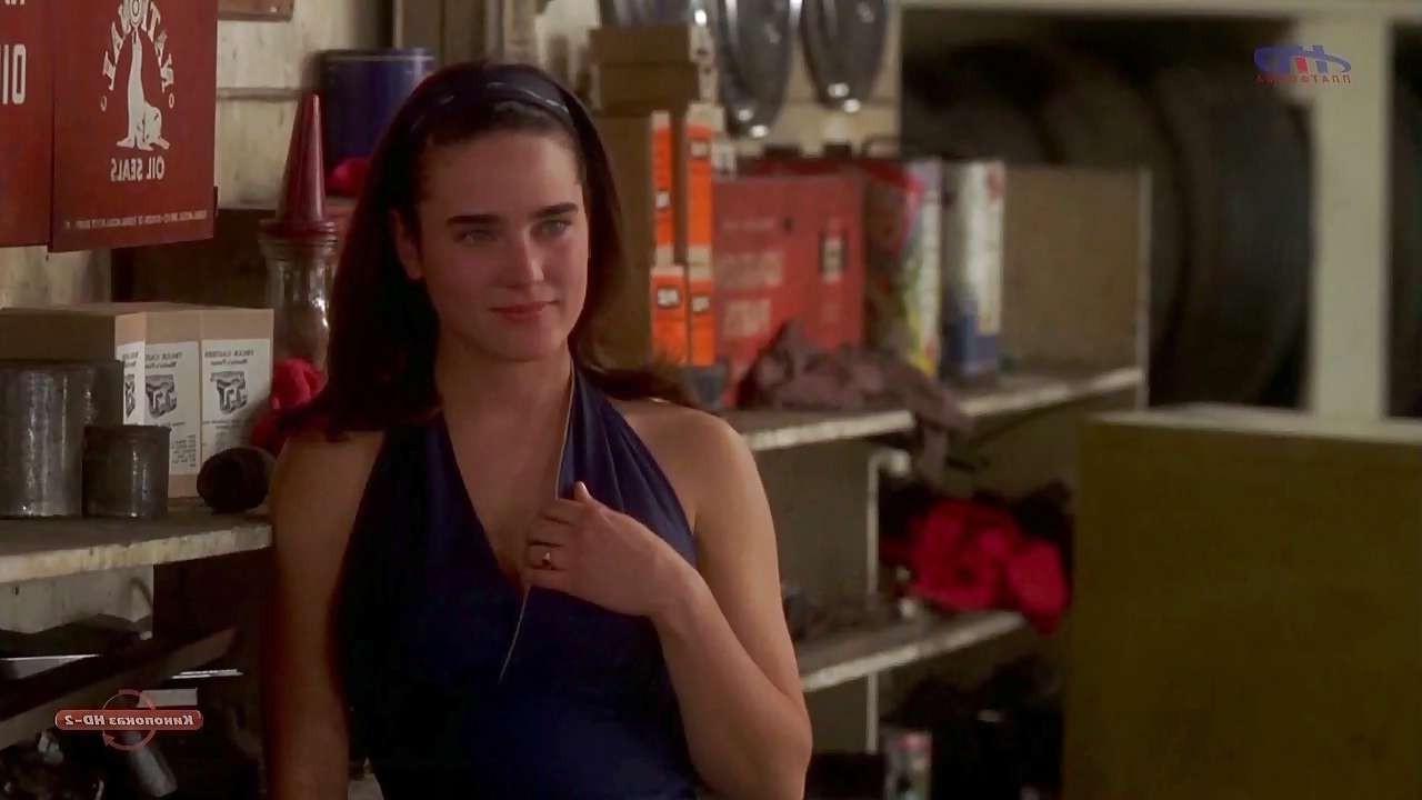 16P Jennifer Connelly showing her nice big boobs and flash white panties