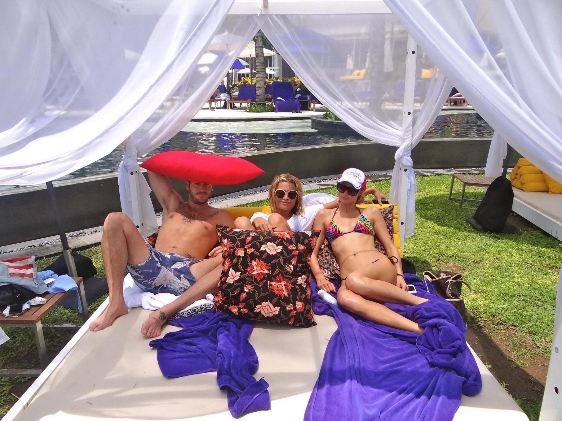 16P Paris Hilton showing off her bikini body in Bali