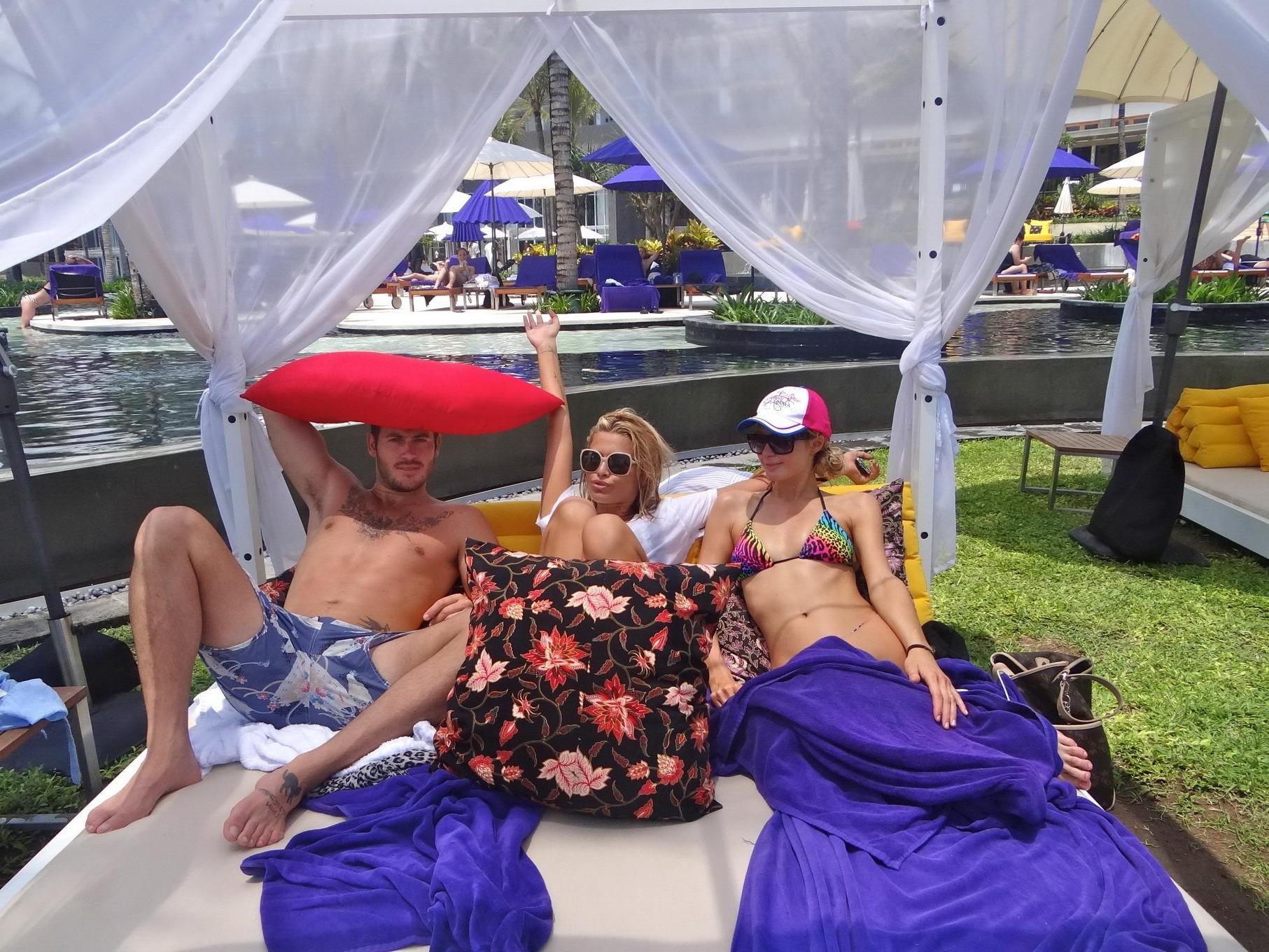 16P Paris Hilton showing off her bikini body in Bali