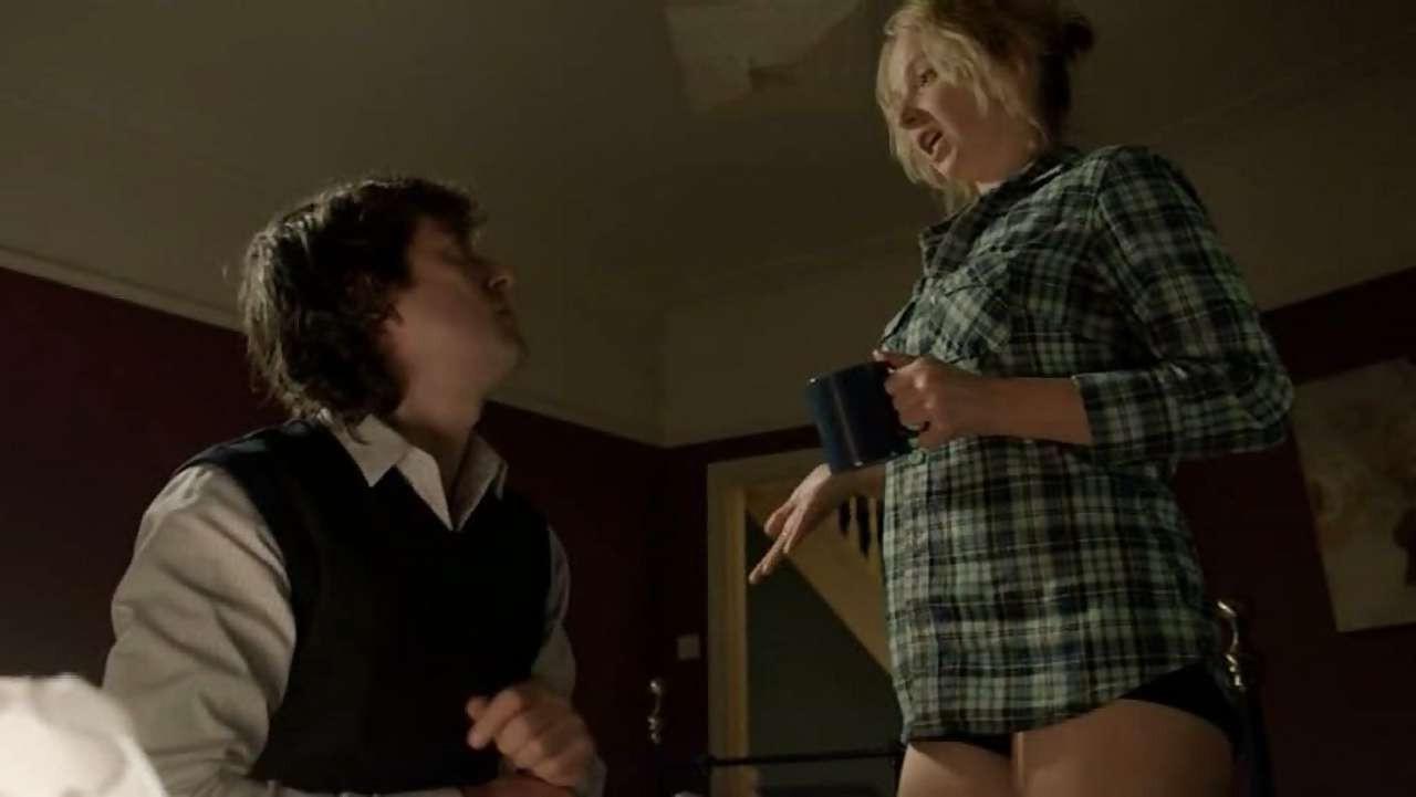 16P Amy Beth Hayes showing her nice tits and fucking with some guy in bed