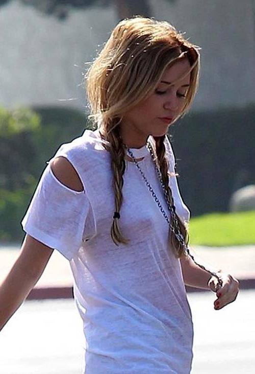 16P Miley Cyrus very sexy and hot see thru and sexy ass paparazzi photos