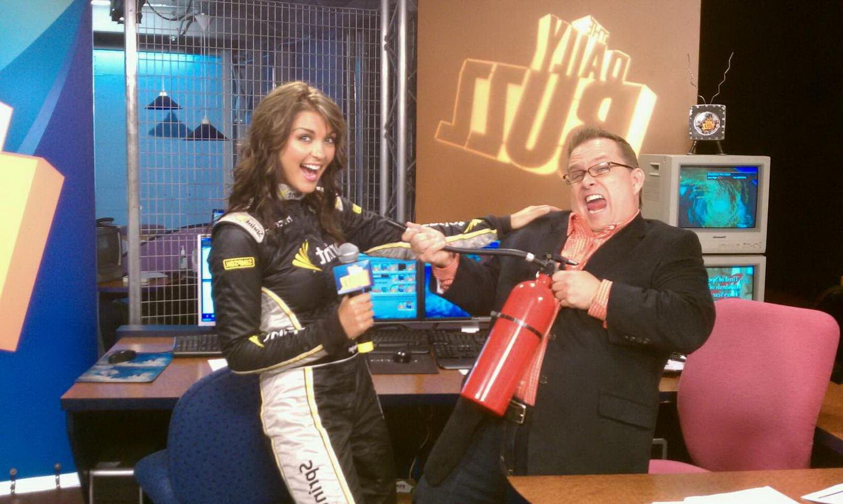 16P Miss Sprint Cup Paige Duke showing off her boobs  shaved pussy on leaked persona