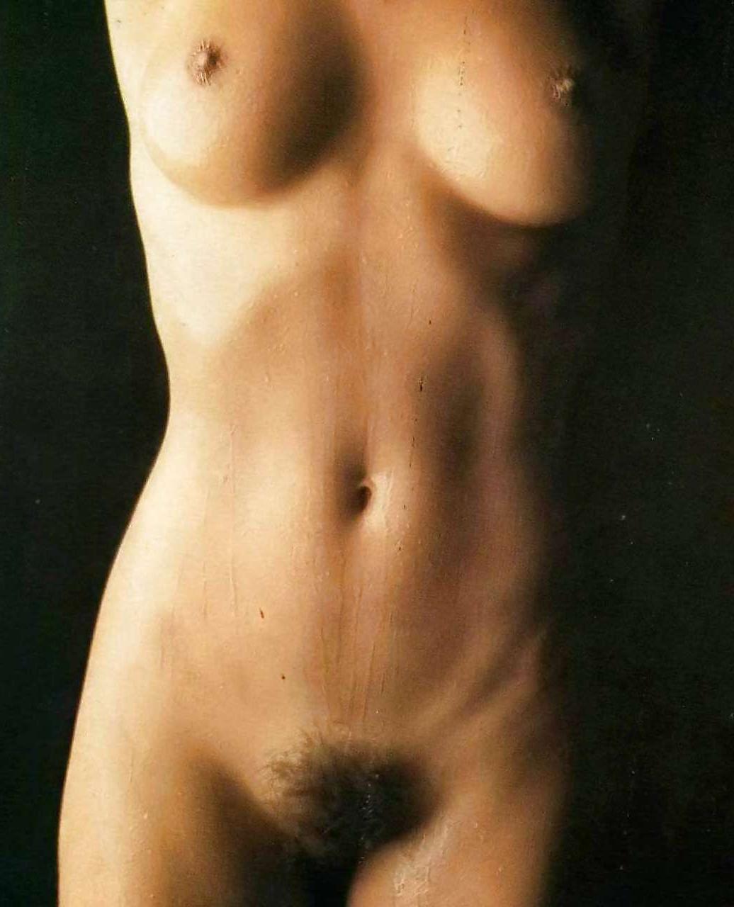 16P Brigitte Nielsen showing her hairy pussy and big boobs and in stockings