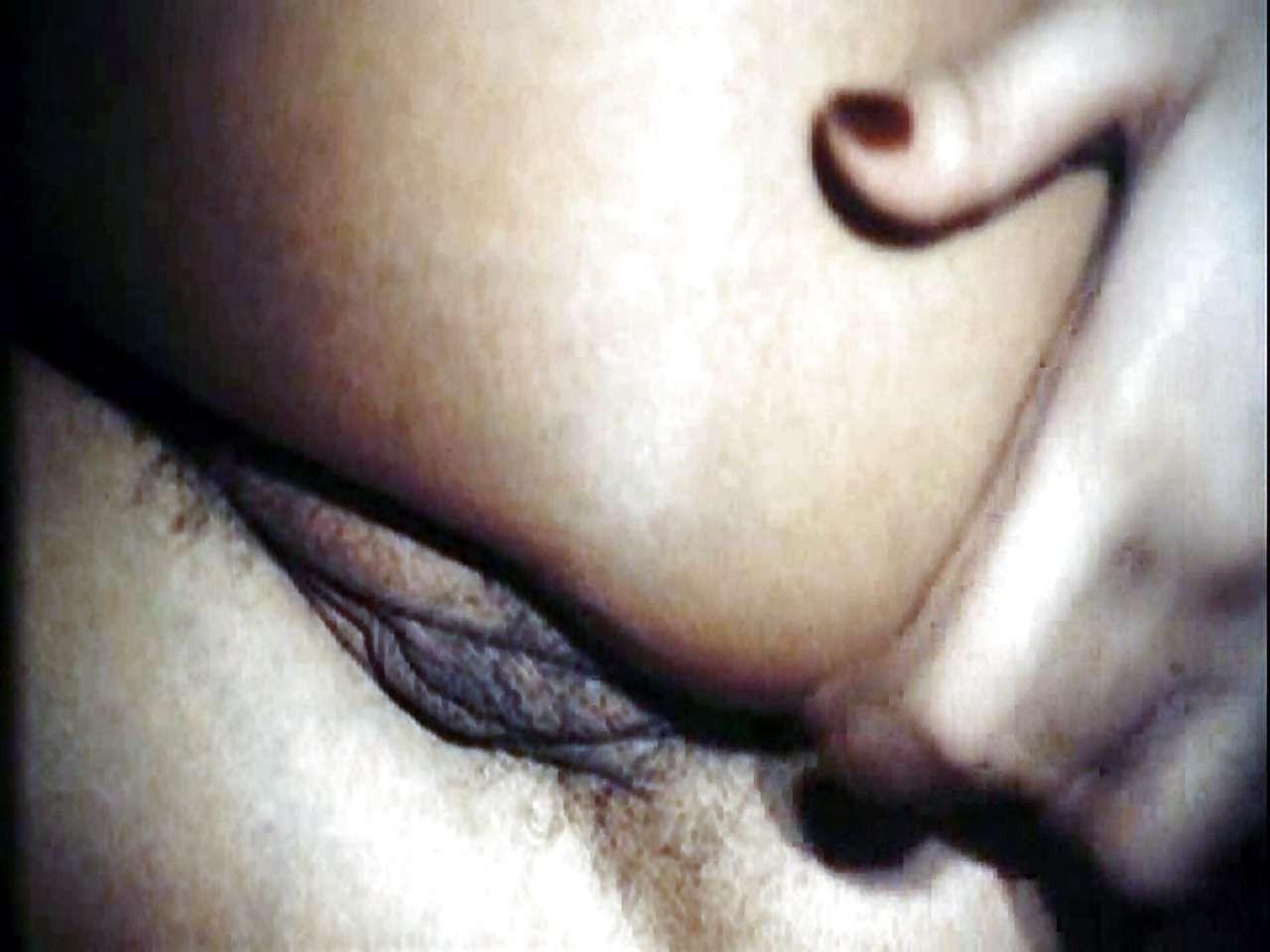 16P Lina Romay giving blowjob and showing her pussy and licking photos