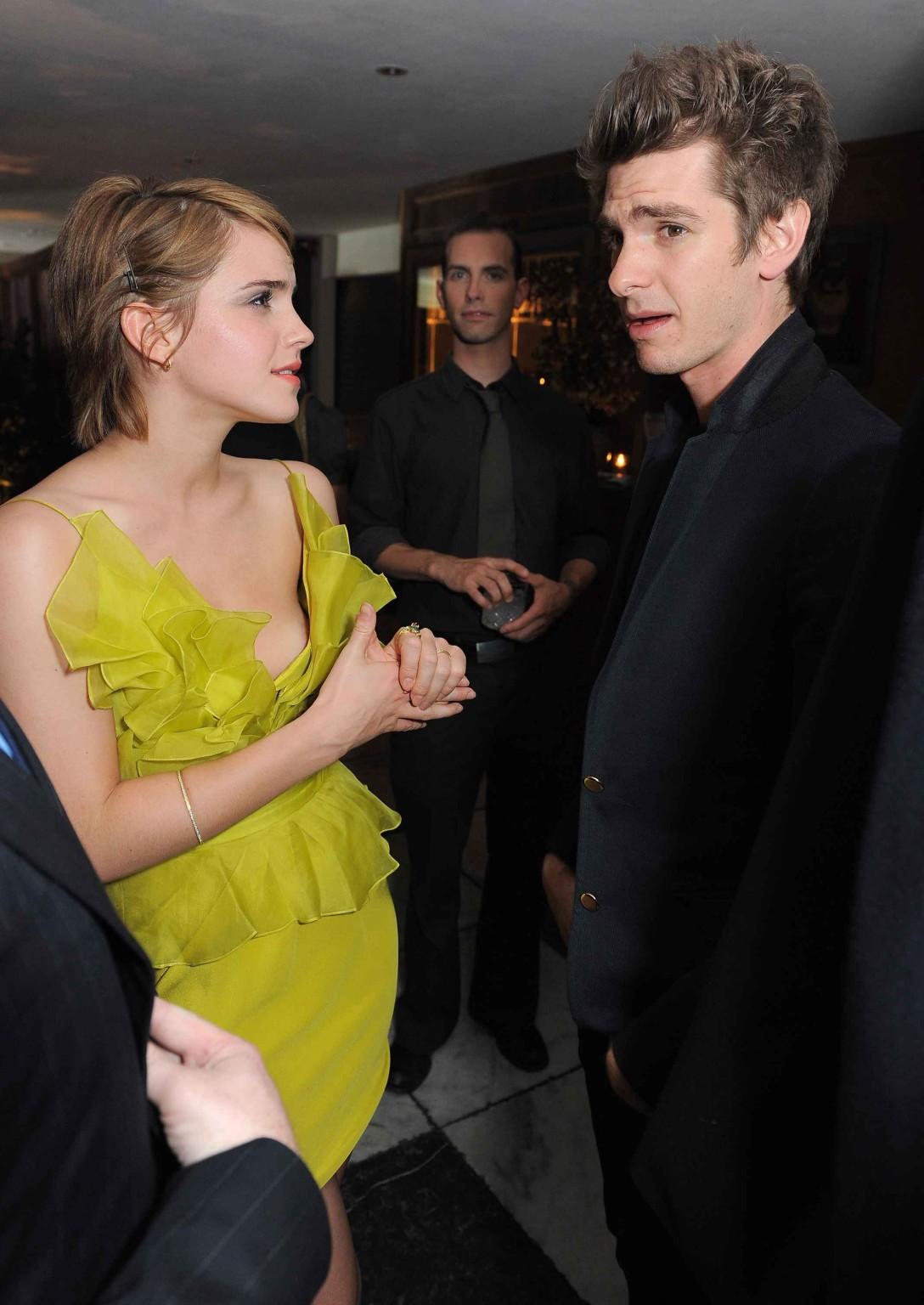 16P Emma Watson showing side-boob at MTV Movie Awards afterparty in Hollywood