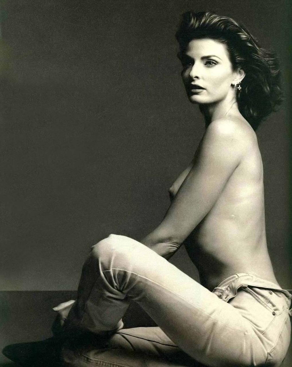 16P Joan Severance exposing her hairy pussy and huge boobs and posing in stockings
