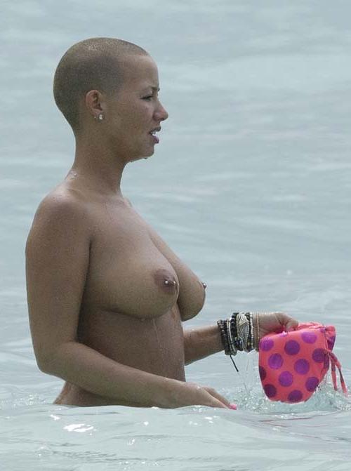 10P Amber Rose showing their super sexy ravishing body and big tits and ass