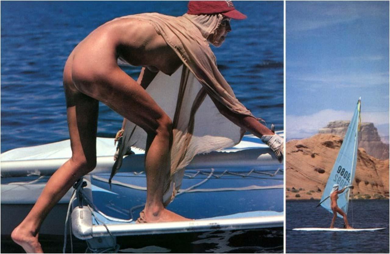 16P Bo Derek exposing her nice big boobs and hairy pussy for some photoshoot