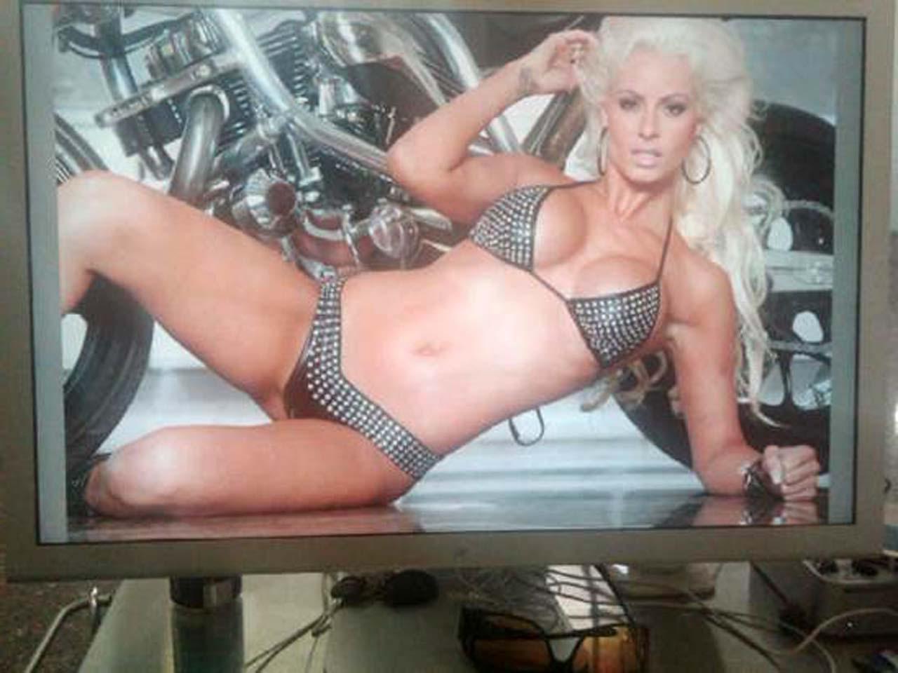 10P Maryse Ouellet showing sexy body in bikini and leggy in mini skirt and personal 
