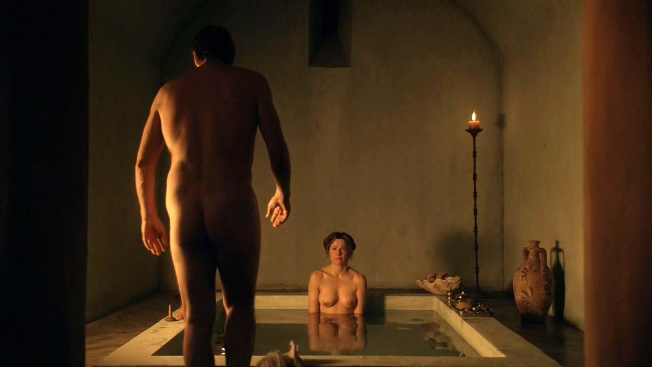 10P Lucy Lawless fucking hard from behind and exposing her big boobs and hairy pussy